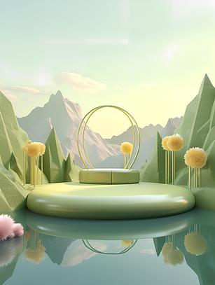 自然主义毛绒展台 电商购物促销中的沉浸式消费新场景